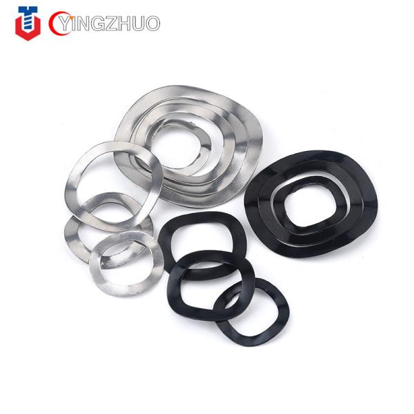 Custom high pressure DIN137 black oxidation washer metal stainless steel wave