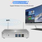 Win10 Core I3 4010u I5 4200Y Fanless Mini Desktop PC RAM 16G