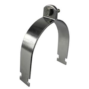 Quality 33-36mm 1 Inch Heavy Duty Galvanized Carbon Steel Metal Pipe Clamps wholesale