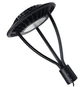 Quality Circular Configuration 100W Post Top LED Street Lights With Dark Bronze Shell wholesale