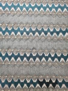 Quality 49&quot; Gold Lace Metallic Embroidered Fabric For Women Dress wholesale