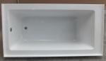 cUPC skirted acrylic small bathtub 3 sides tile flange 4mm pure acrylic sheet