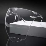 6.5 Inch / 165mm PPE Protective Clear Face Shield With Glasses