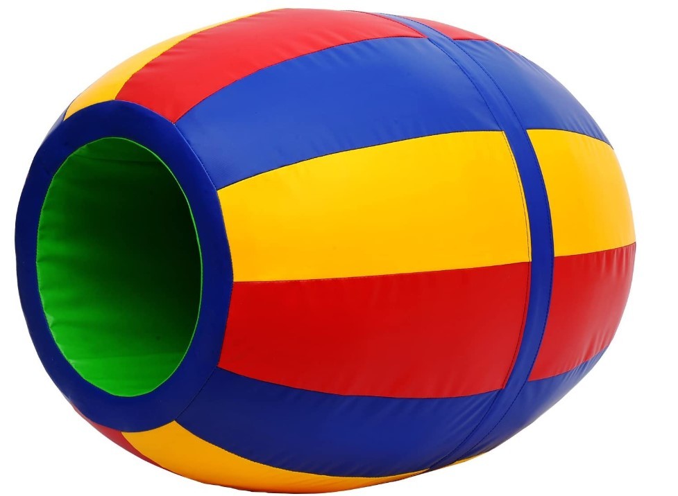 Indoor Playground Physical Therapy Sensory Kids Gymnastics Tumbling Rainbow Barrel Roll Mats