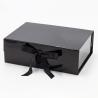 Buy cheap Black 2mm Clothing Hard Gift Boxes Glossy Varnish With String Handle from wholesalers