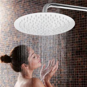 Quality Multiple Size Overhead Rainfall Shower Head High Temperature Resistance wholesale