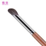 TOUCH UP 30 Nose Shadow Brush Custom Logo Animal Hair Copper Ferrule Wooden