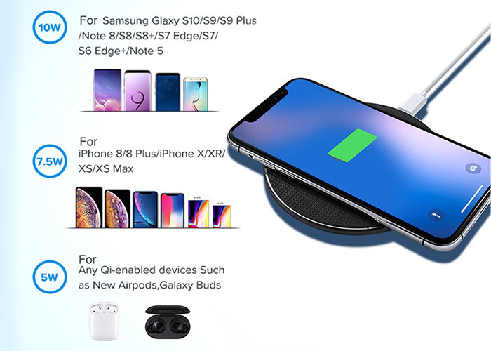 IPhone 12 USB C 10W Qi Wireless Charging Pad
