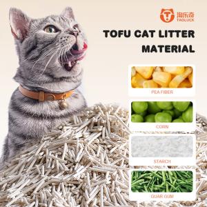 Stripe Shape Tofu Cat Litter Plant Natural Tofu Clumping Cat Litter