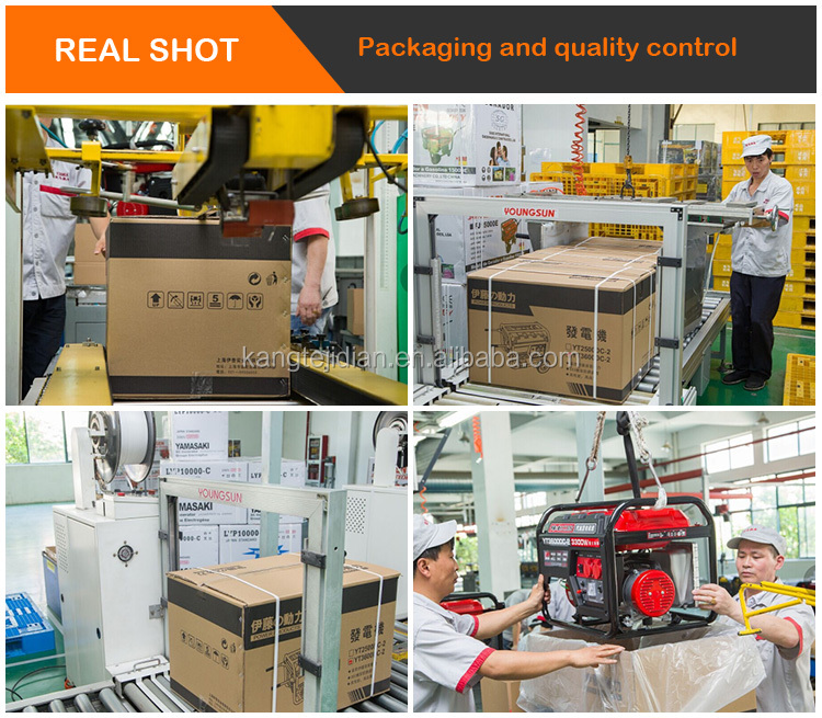 YiTeng 5kw Single or Three Phase Portable Gasoline Generator with 90 Fuel Performance