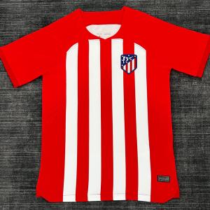 Quality 100% Polyester Football Team Jersey Tear Resistant Fan Striped Soccer Jersey wholesale