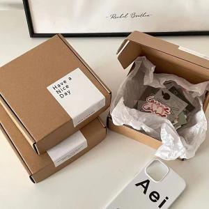 Quality Custom brown carton mailing box shoe box clothing box large/medium/small wholesale