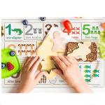 Non Slip Adhesive Disposable Baby Placemat PVC Free For Dining Table