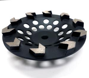 Quality 7” Arrow Segment Diamond Cup Wheel wholesale