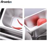 Arsenbo SS201 Pizza Prep Refrigerator Commercial Use Microcomputer Temp
