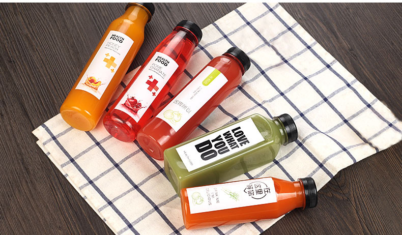 320ml 350ml Cold Brew Coffee Plastic Beverage Bottles PET Juice Bottles