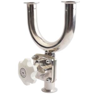 Quality Sanitary Stainless Steel U Type Bend Diaphragm Valve with SS304/SS316L Body Material wholesale