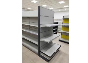 Quality Fashion Design Supermarket Metal Shelves White Color L1000xW960xH1800MM wholesale