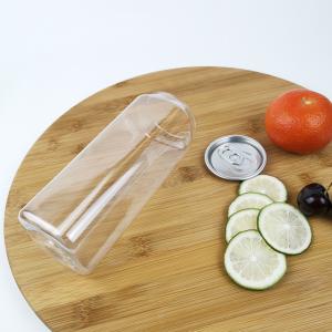 Quality Food Grade PLA Square Plastic Water Bottle Clear Plastic Containers Jars wholesale