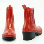 Anti Skid Ankle 35EU Women'S Rubber Waterproof Boots