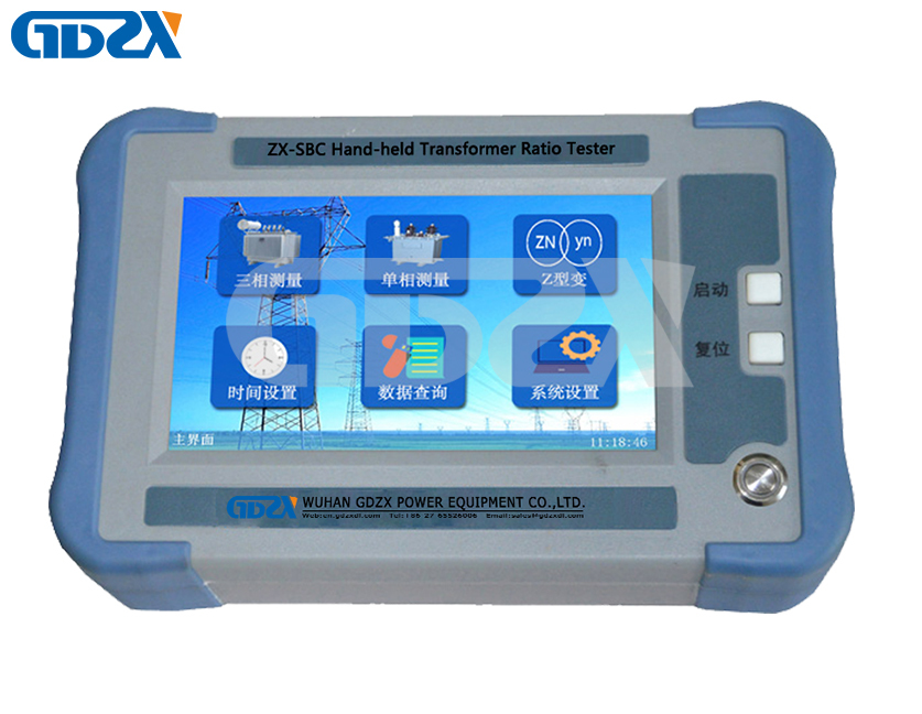 ZX-SBC Hand Held Three Phase Transformer Ratio And CT Transformation Ratio Polarity Tester
