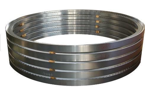 Black Surface 316L Stainless Steel Forged Rings Hot Forged Technique