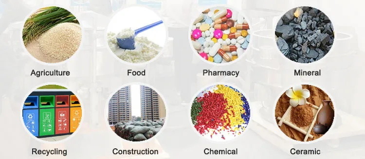 High Precision Classifying Vibratory Screen Sifter For Detergent Powder Screening