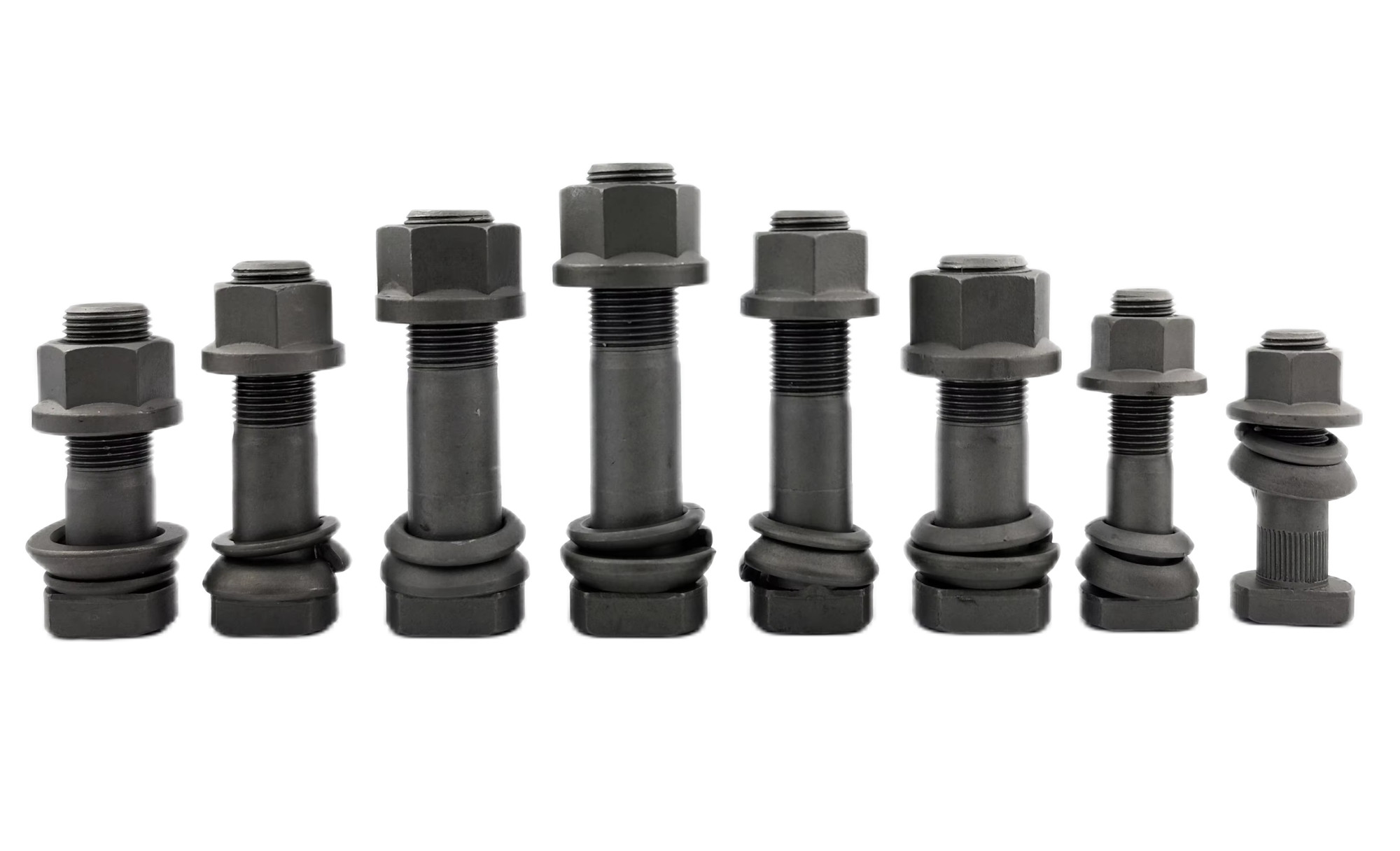 Wheel Bolts And Nuts Heavy Duty Trucks M20X1.5/22X1.5 Hexagon Flange Nuts High Strength Reinforcement 10.9 Grade 0329623170 For BPW