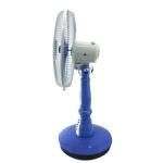 High-quality 12v DC desk fan solar rechargeable table fan with charging battery