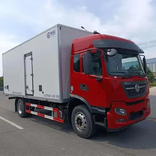 Automatic Air Conditioned Dongfeng 260hp Refrigeration Truck for Wheelbase 1995 5000mm