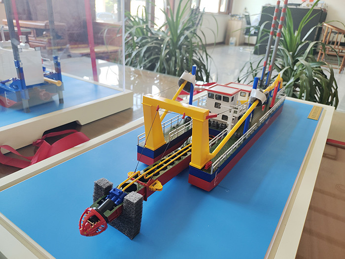 Custom Built Diesel Cutter Suction Dredger With A Blue Color For Specific Dredging Requirements