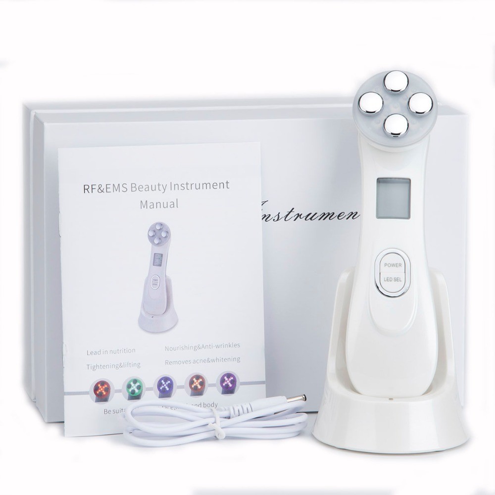5 in 1 RF&EMS Radio Mesotherapy Electroporation Face Massager