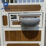 Horse Stable Stall With Swing Door And Pine Fillin Wood Type Horse Stall Fronts