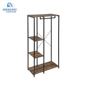 Quality Multiple Combinations Steel Clothes Wardrobe Closet Metal Shelf Cabinet wholesale