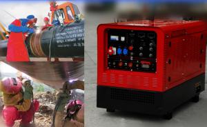 Quality MIG Portable Silent Diesel Welding Generator 500Amp TIG MMA Welding Machine wholesale