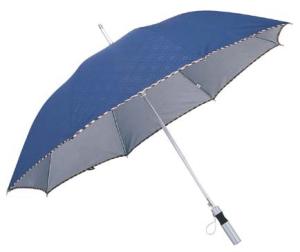 Quality 23 Inch Straight Handle Aluminium Umbrella 8 Ribs 190t Pongee With UV Coated wholesale