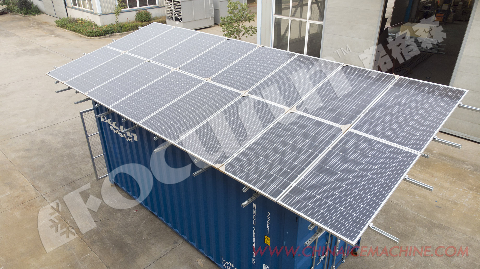 10-20tons Cooling Capacity Walk-in Solar Freezer Cold Room for Large Scale Storage