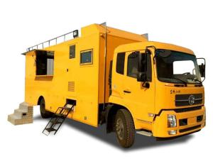 Quality King Run Mobile Kitchen Truck For Outdoor Engineering Project Camping Dining wholesale