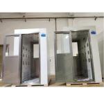 Three-side blow airshower china, clean room pass through air shower rooms