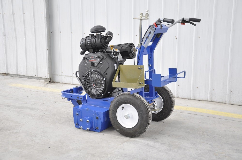 250mm Max Grinding Width Road Marking Removal Machine With PCD Grinding Head and Suction