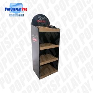 Quality Disassembled Packing Wood 3 Shelving Corrugated Floor Displays wholesale