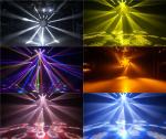150Watt Moving Head Stage Lights For Club / Two Color Wheel Beam Led Wash Light
