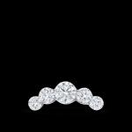 Lab Diamond Wedding Band VVS Clarity HPHT Round Cut Lab Grown Diamond Ring