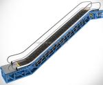 VVVF Control Commercial Escalator Tempered Glass Fujitec Elevators & Escalators