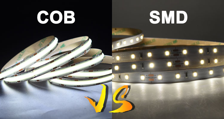 R G B W Dimmable LED Light Strips COB Long Interior Exterior For Ceiling