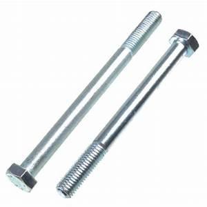 Quality Steel Structures Long Galvanized Hex Bolts DIN 933 Class 8.8 Bigger Fastening Force wholesale