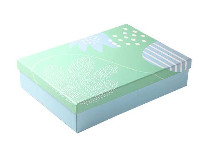 Biodegradable Custom Printed Gift Boxes Art Paper Material CMYK / Pantone Color