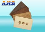 Conference Recycled Custom Printed Cards Wood Key RFID Business Card