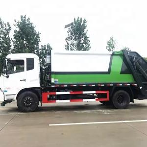 Quality Chinese Dongfeng 12m3 Compactor Garbage Truck Waste Trash Crusher Truck 4x2 wholesale