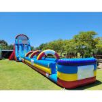 Inflatable Bouncer With Water Slide 24m Outdoor Kids Cartoon Character
